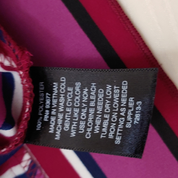 Worthinton Women's Size Small Striped Blouse - Picture 8 of 8